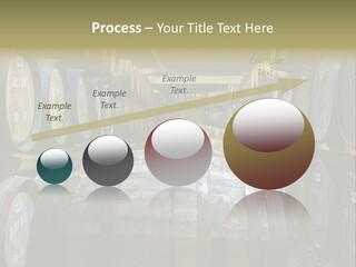 Distillery Production Barrel PowerPoint Template