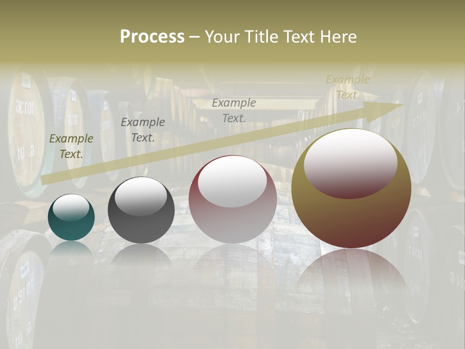 Distillery Production Barrel PowerPoint Template