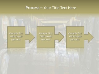 Distillery Production Barrel PowerPoint Template