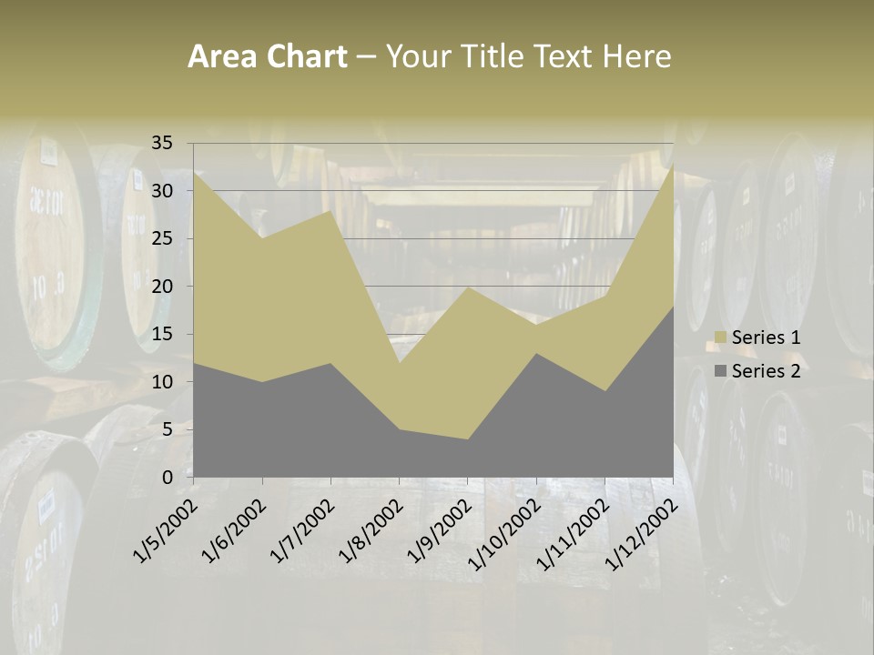 Distillery Production Barrel PowerPoint Template