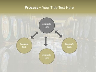 Distillery Production Barrel PowerPoint Template