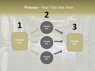 Distillery Production Barrel PowerPoint Template