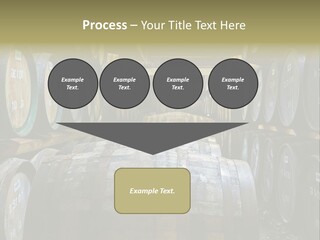 Distillery Production Barrel PowerPoint Template