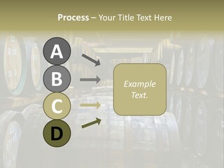 Distillery Production Barrel PowerPoint Template