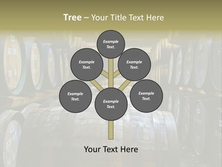 Distillery Production Barrel PowerPoint Template