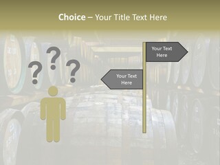 Distillery Production Barrel PowerPoint Template