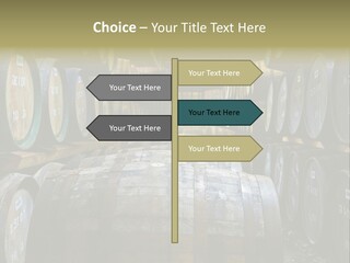 Distillery Production Barrel PowerPoint Template