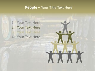 Distillery Production Barrel PowerPoint Template