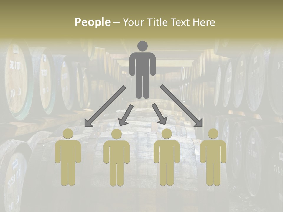 Distillery Production Barrel PowerPoint Template