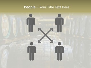 Distillery Production Barrel PowerPoint Template