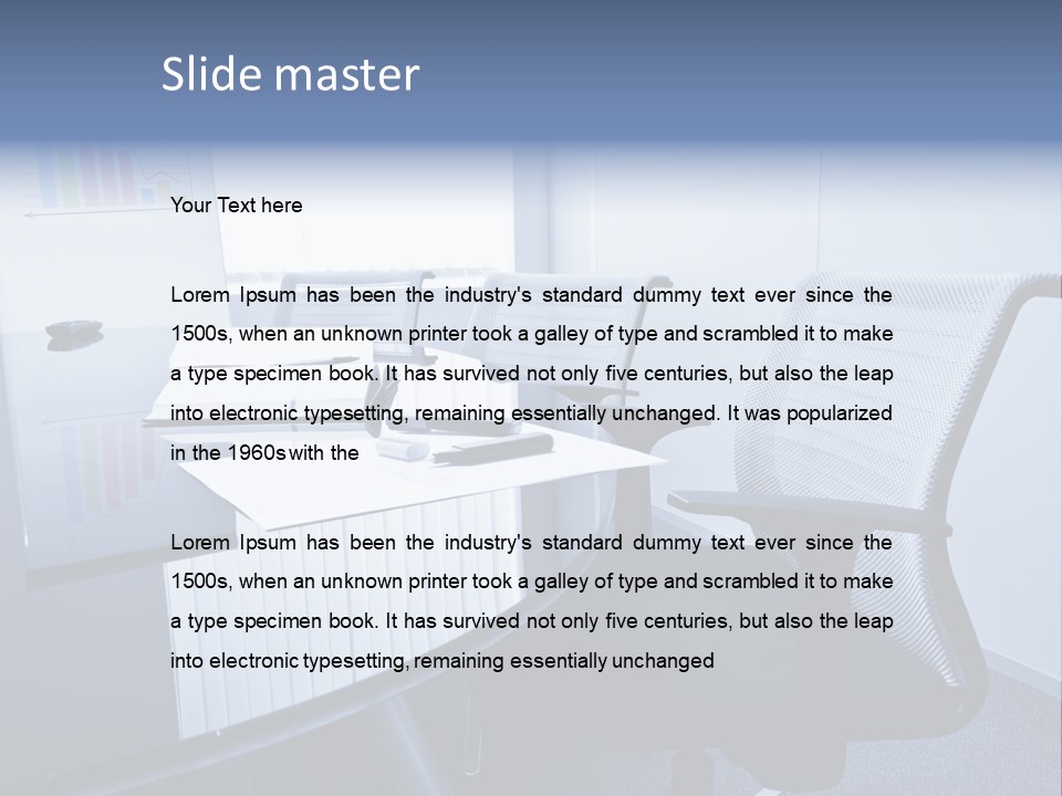 Seat Glass Company PowerPoint Template