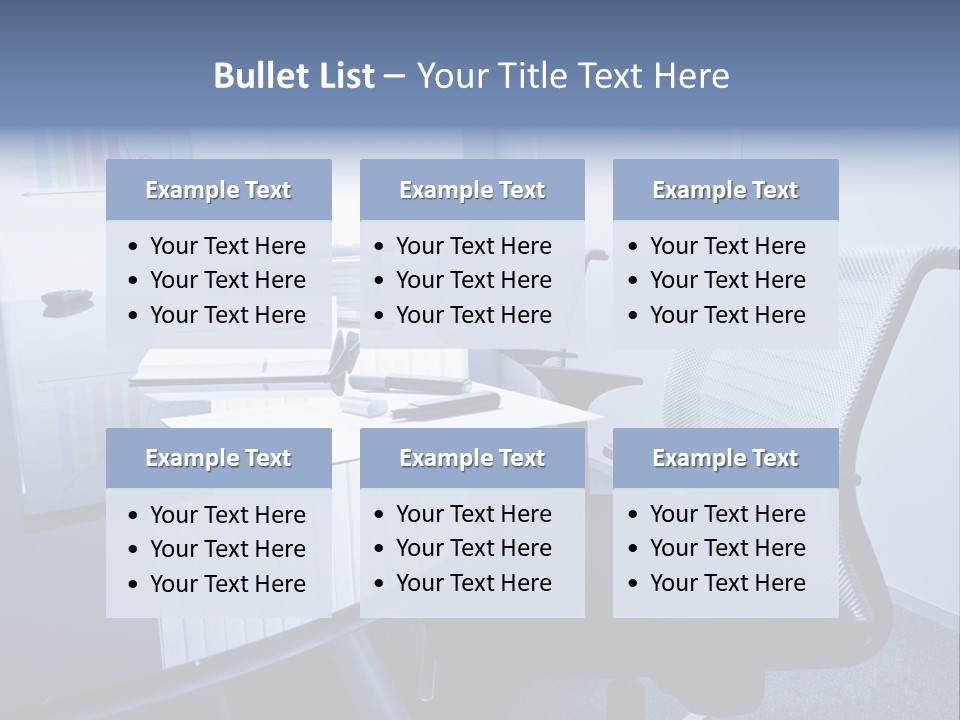 Seat Glass Company PowerPoint Template