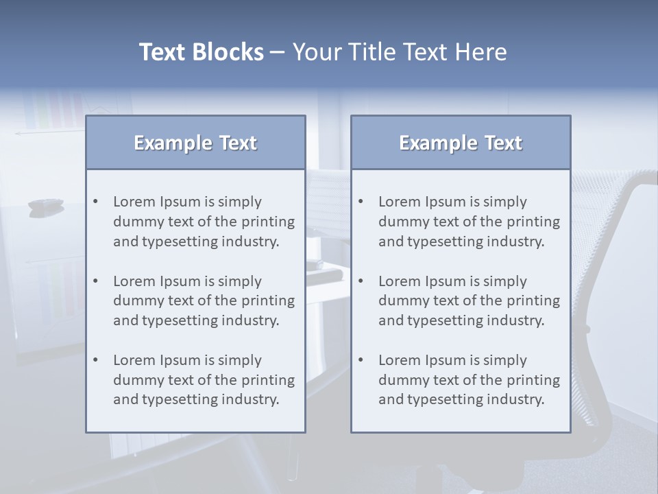 Seat Glass Company PowerPoint Template