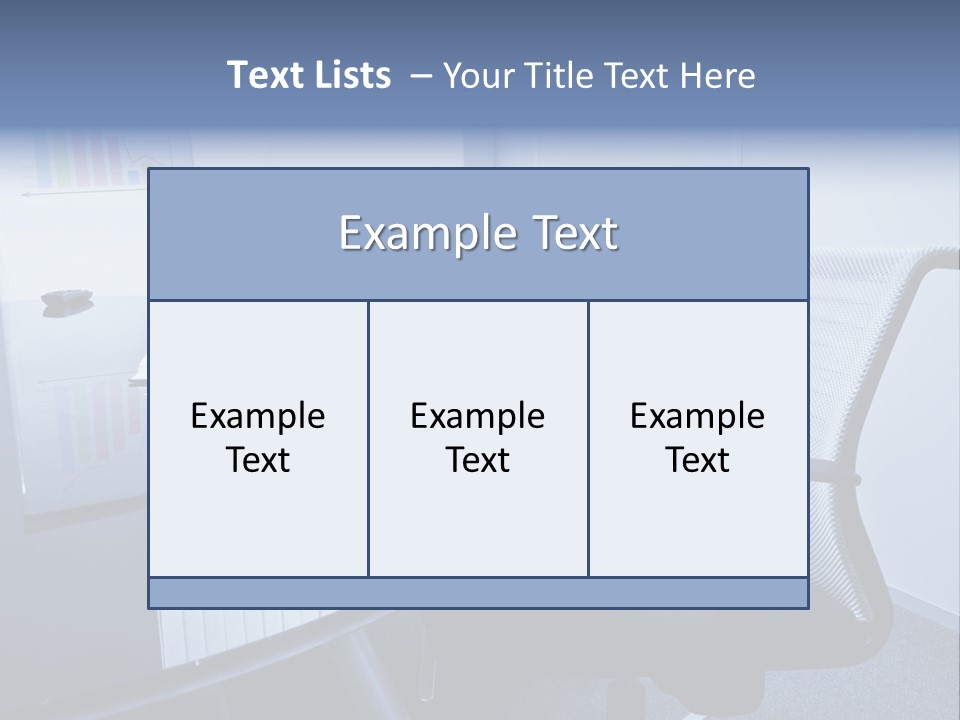 Seat Glass Company PowerPoint Template