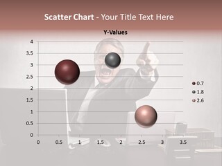 Businessman Glass Work PowerPoint Template