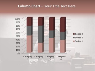 Businessman Glass Work PowerPoint Template