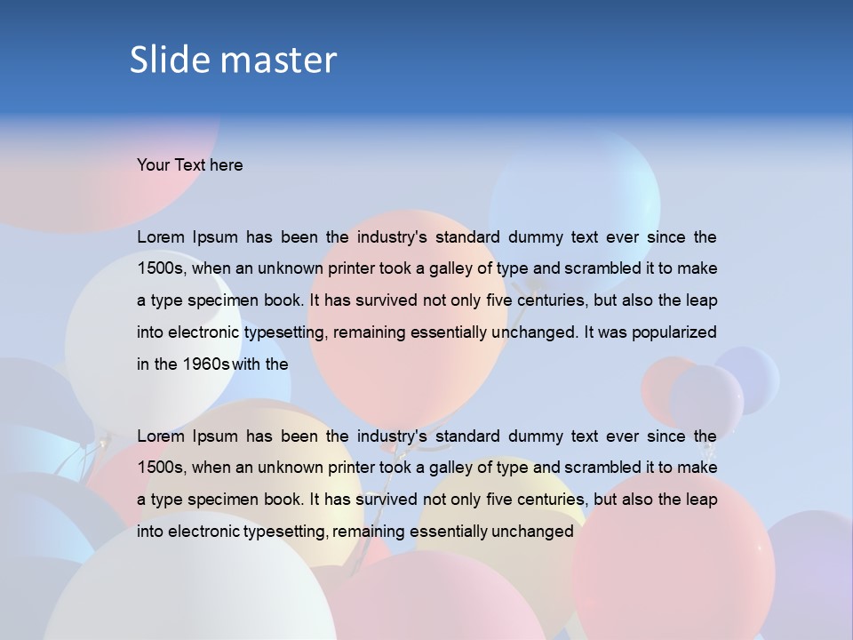 Opening Carnival Sphere PowerPoint Template