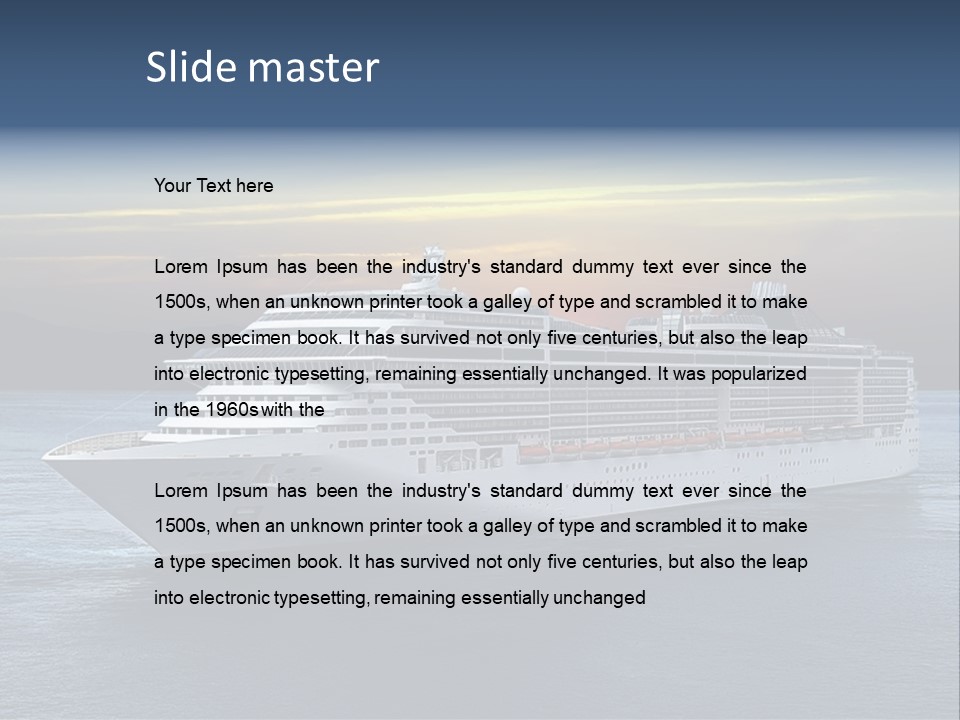 Vessel Mediterranean Large PowerPoint Template