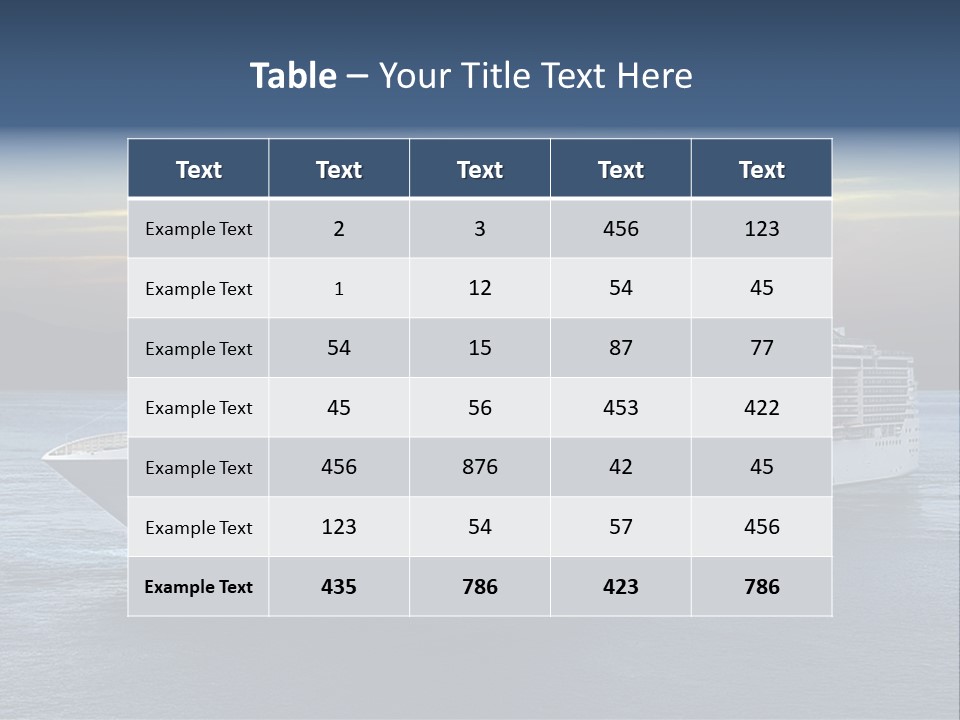 Vessel Mediterranean Large PowerPoint Template