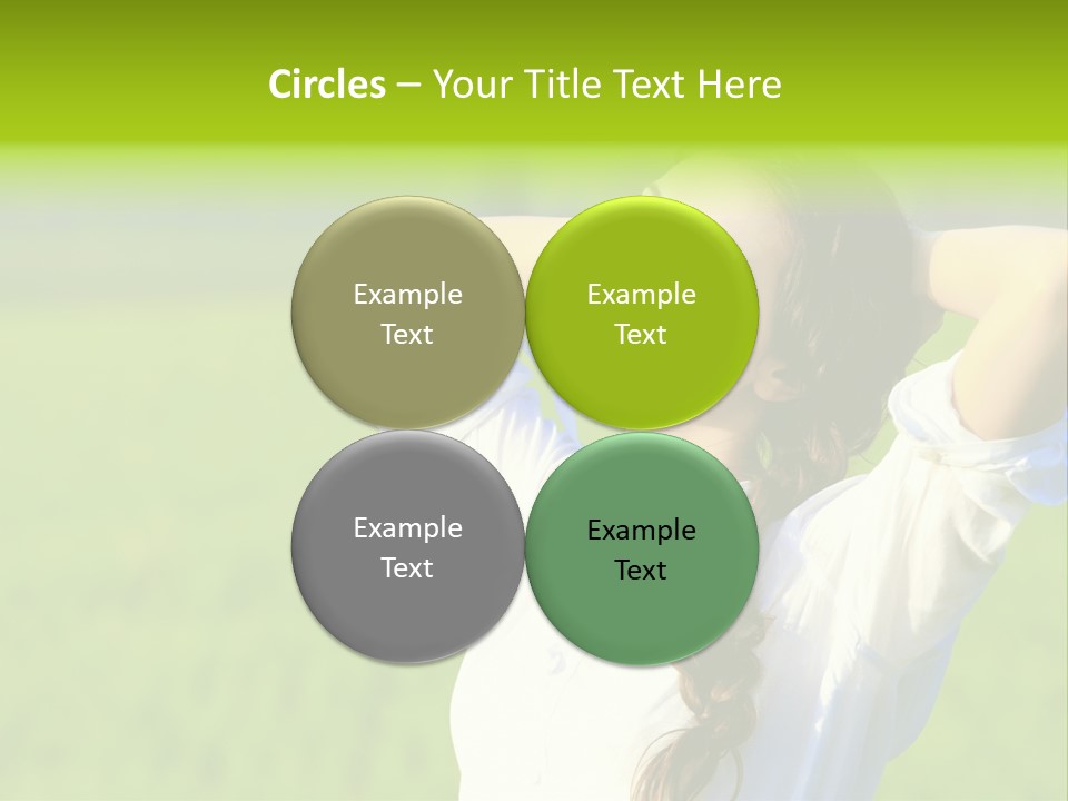 Dreaming Arms Person PowerPoint Template