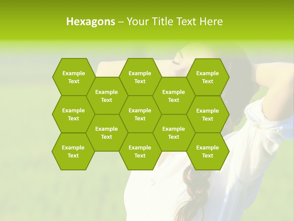 Dreaming Arms Person PowerPoint Template