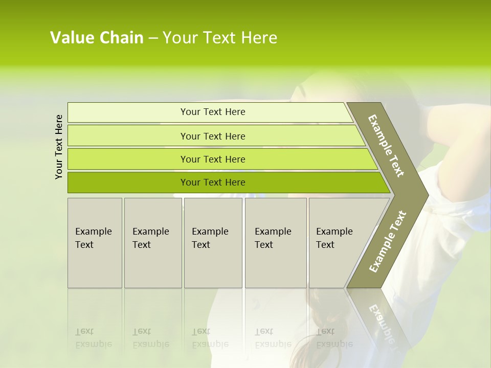 Dreaming Arms Person PowerPoint Template