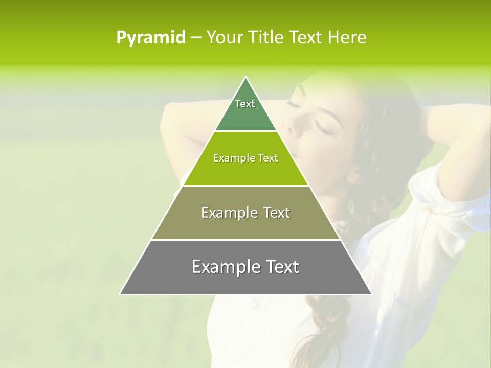 Dreaming Arms Person PowerPoint Template