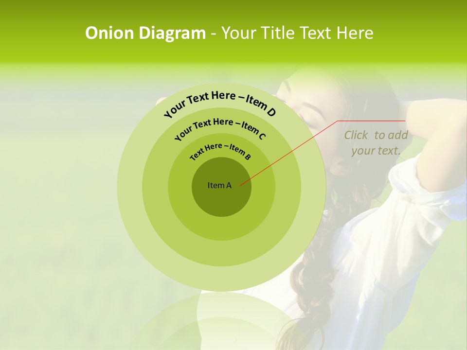 Dreaming Arms Person PowerPoint Template