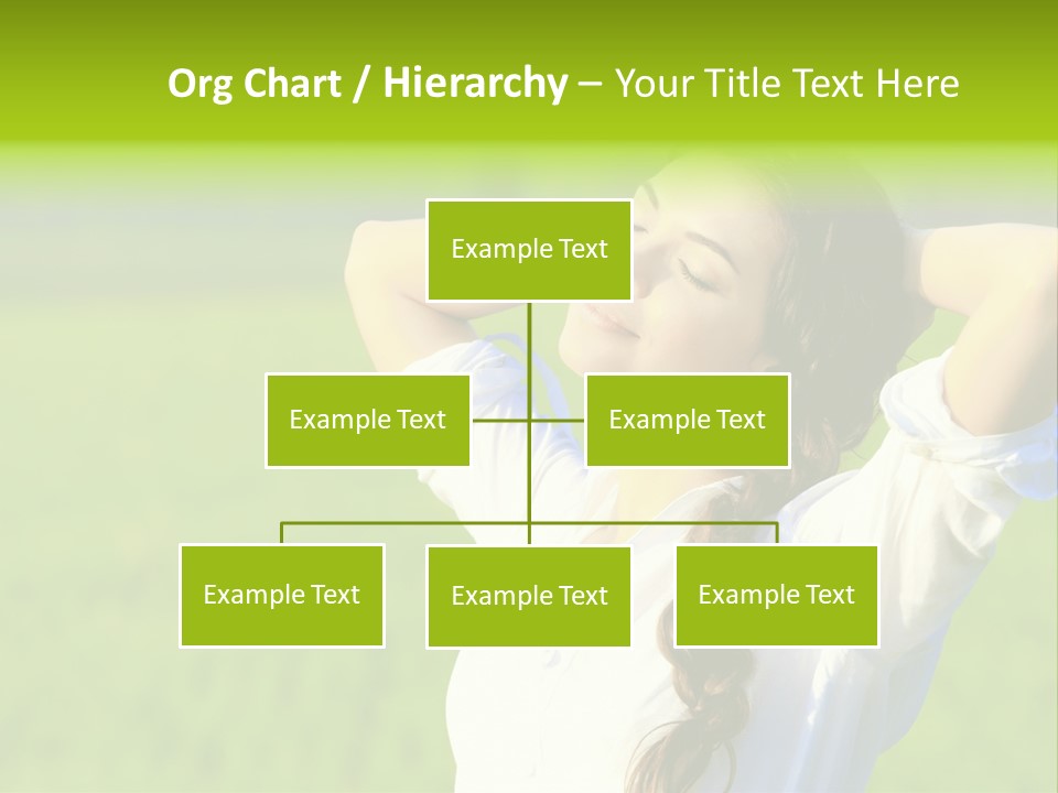 Dreaming Arms Person PowerPoint Template