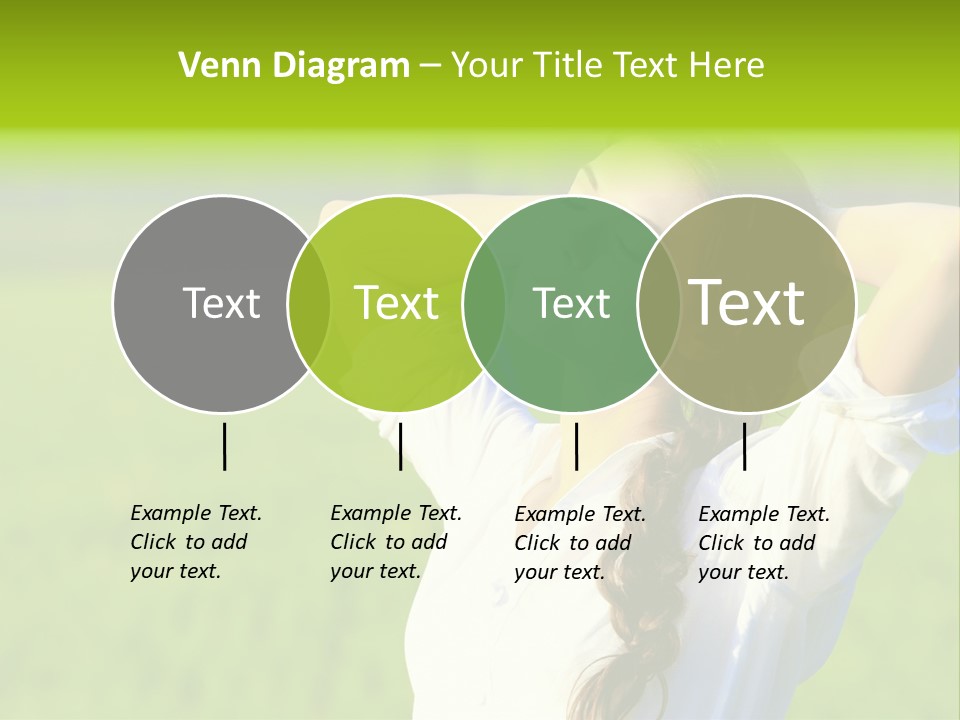 Dreaming Arms Person PowerPoint Template