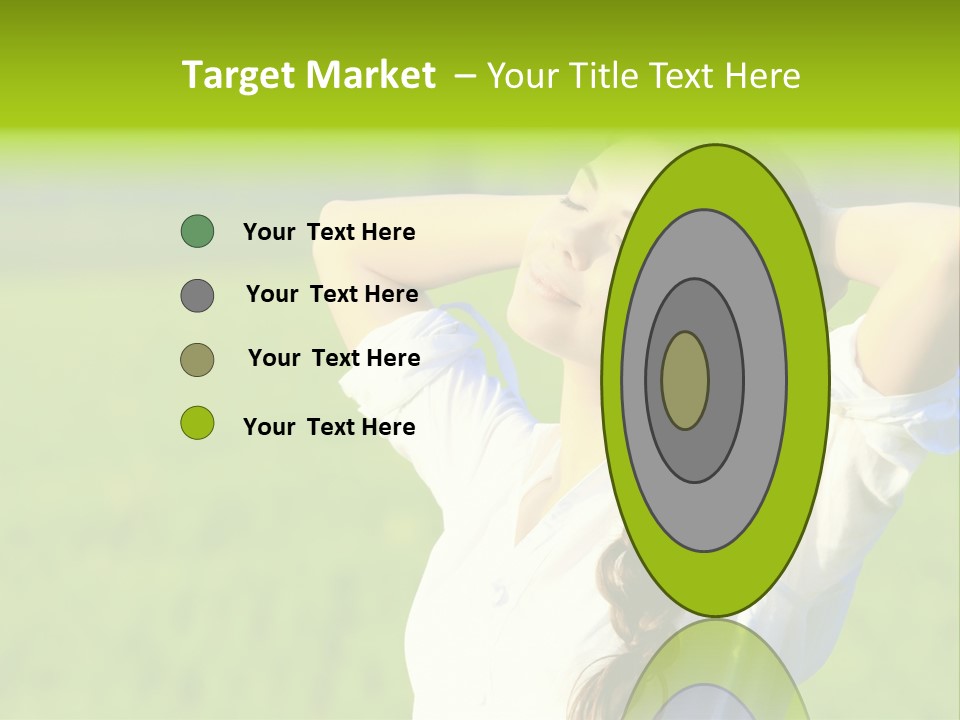 Dreaming Arms Person PowerPoint Template