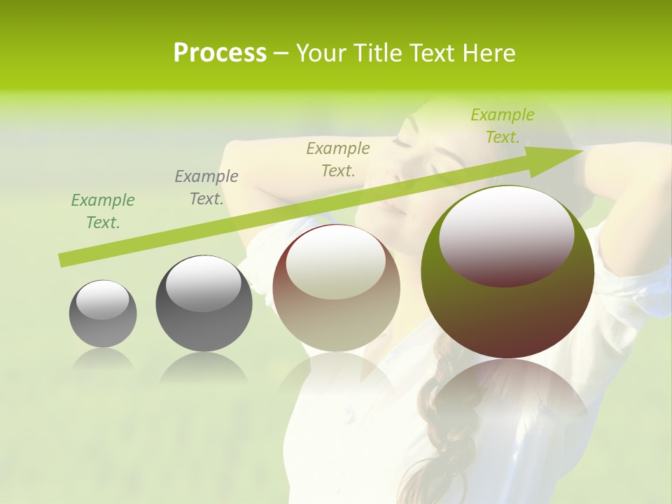 Dreaming Arms Person PowerPoint Template