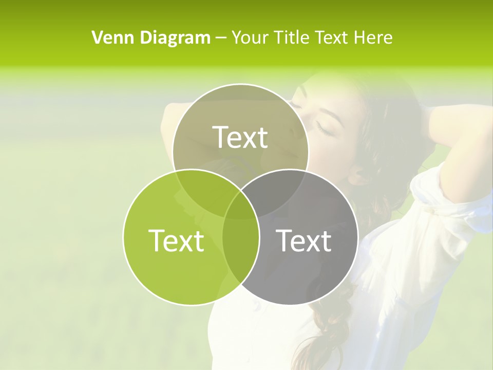 Dreaming Arms Person PowerPoint Template