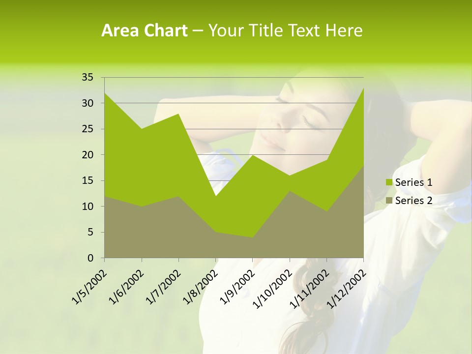 Dreaming Arms Person PowerPoint Template