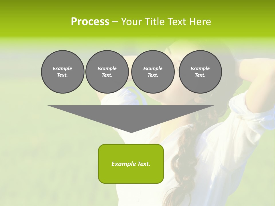 Dreaming Arms Person PowerPoint Template
