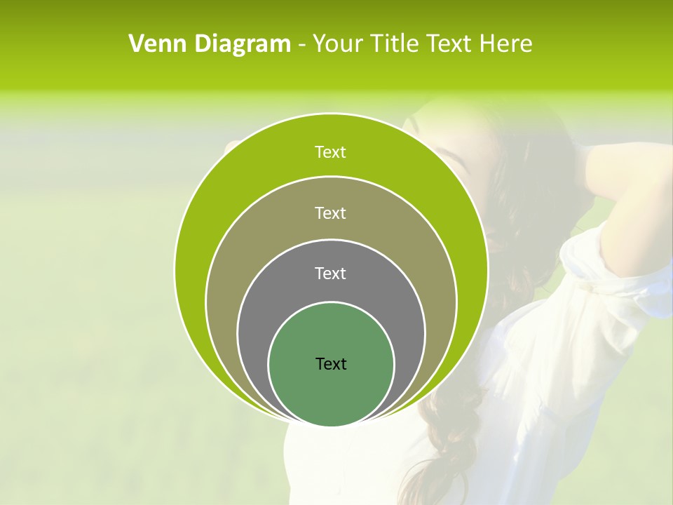 Dreaming Arms Person PowerPoint Template