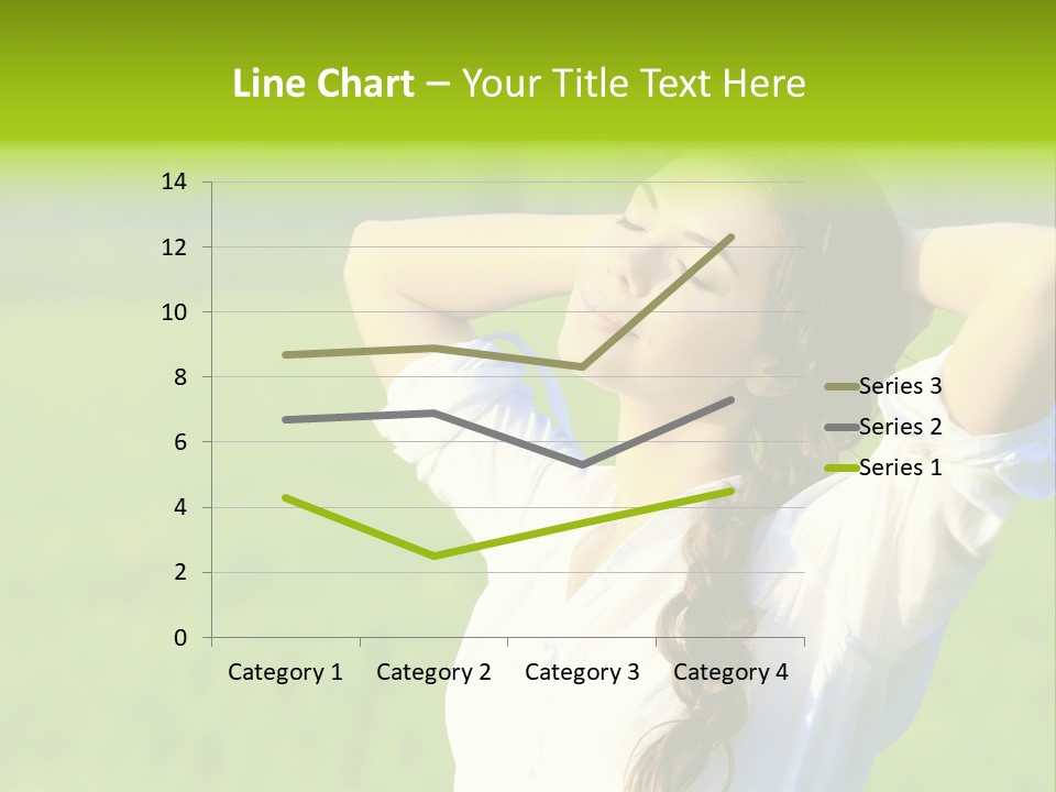 Dreaming Arms Person PowerPoint Template