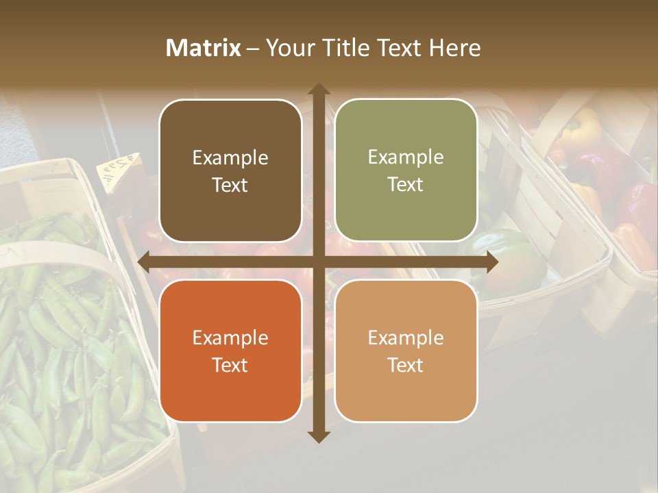 Variety Produce Diet PowerPoint Template