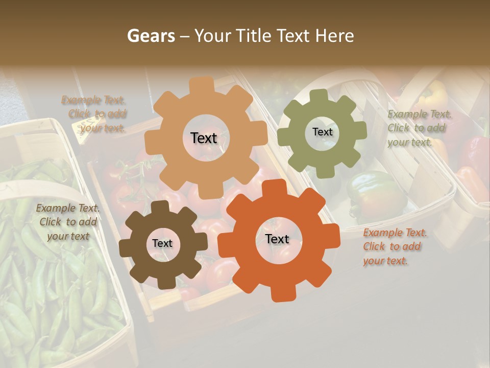 Variety Produce Diet PowerPoint Template