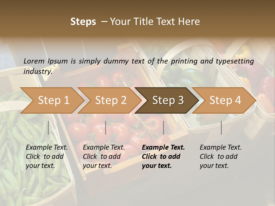 Variety Produce Diet PowerPoint Template