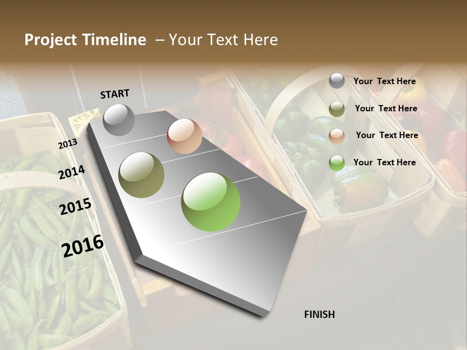 Variety Produce Diet PowerPoint Template