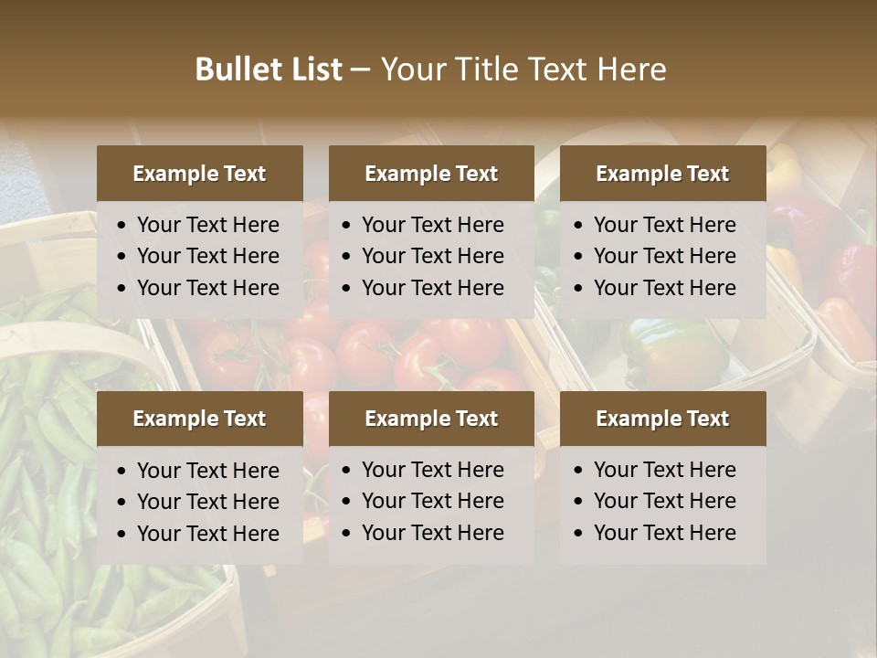 Variety Produce Diet PowerPoint Template