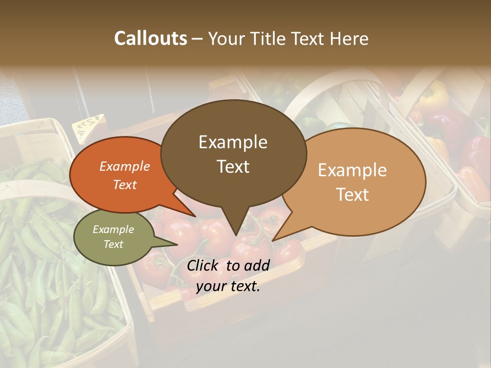 Variety Produce Diet PowerPoint Template