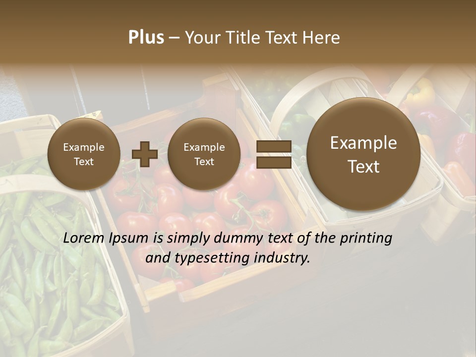 Variety Produce Diet PowerPoint Template