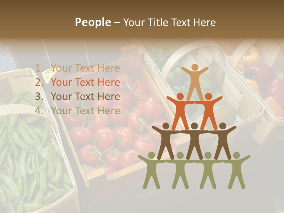Variety Produce Diet PowerPoint Template