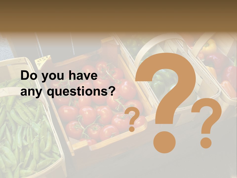 Variety Produce Diet PowerPoint Template