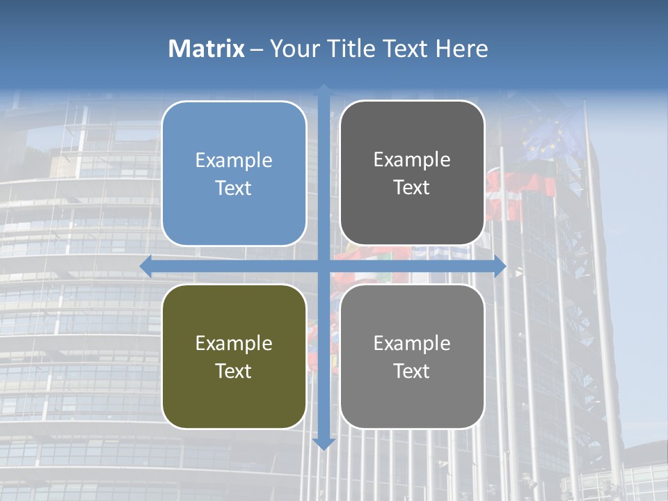 Europarl France Strasbourg PowerPoint Template