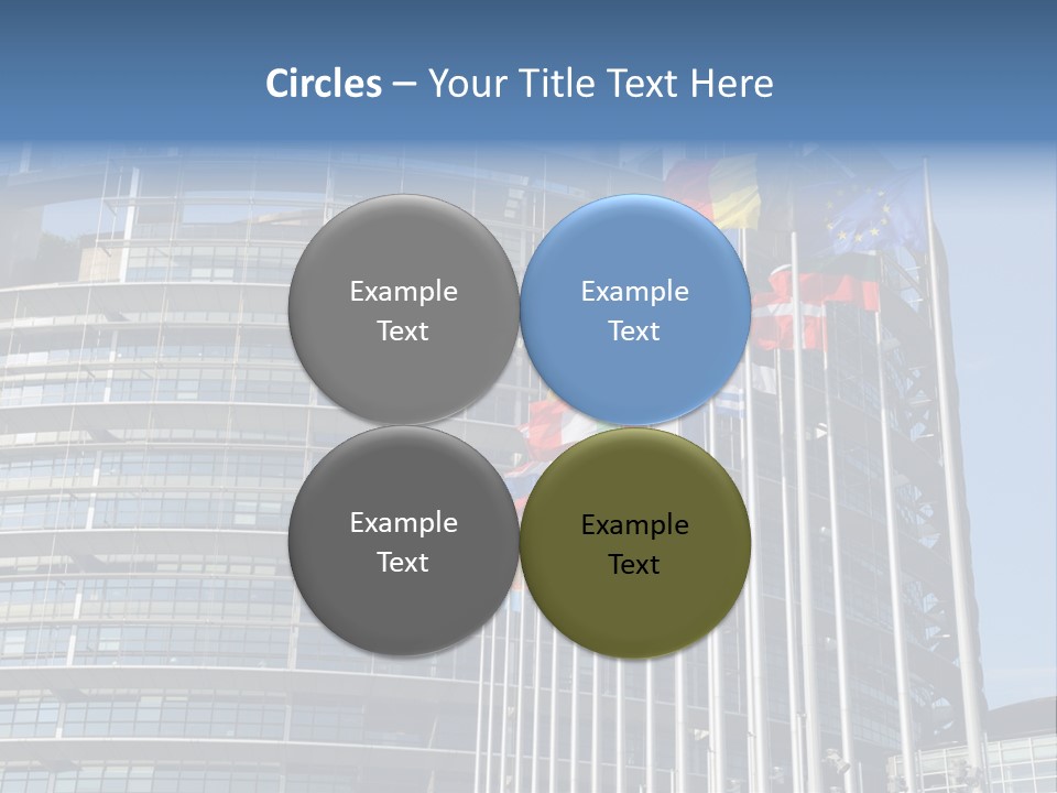 Europarl France Strasbourg PowerPoint Template