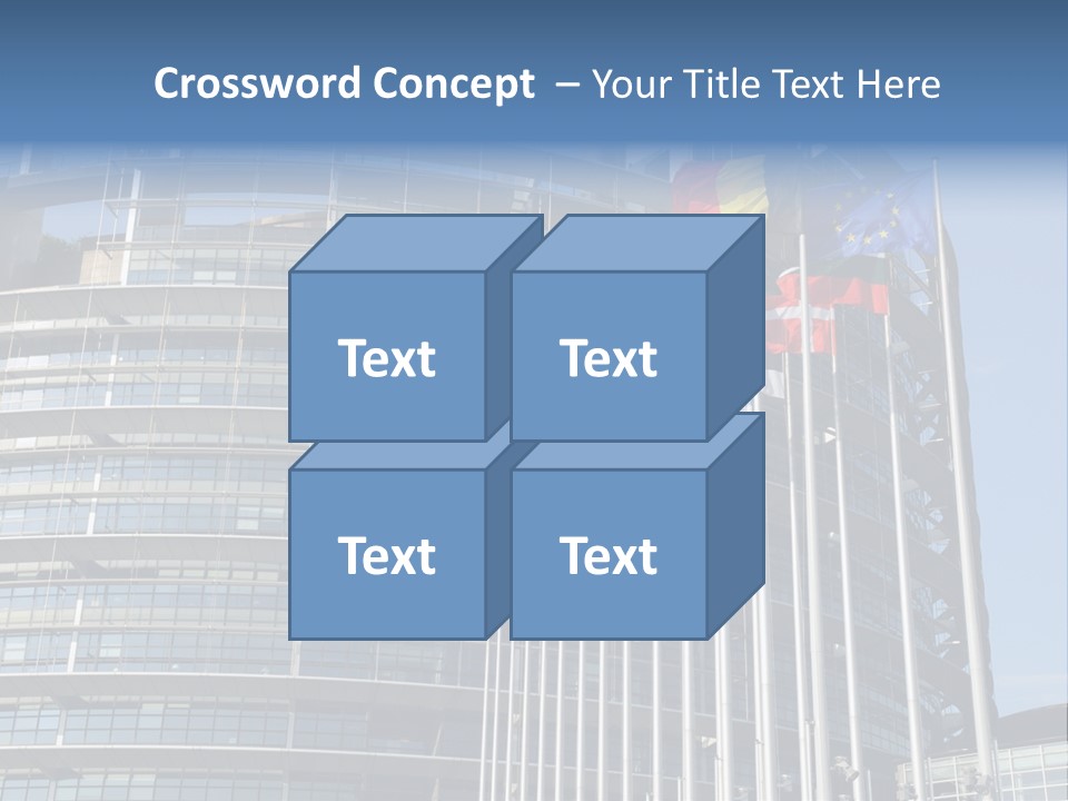 Europarl France Strasbourg PowerPoint Template