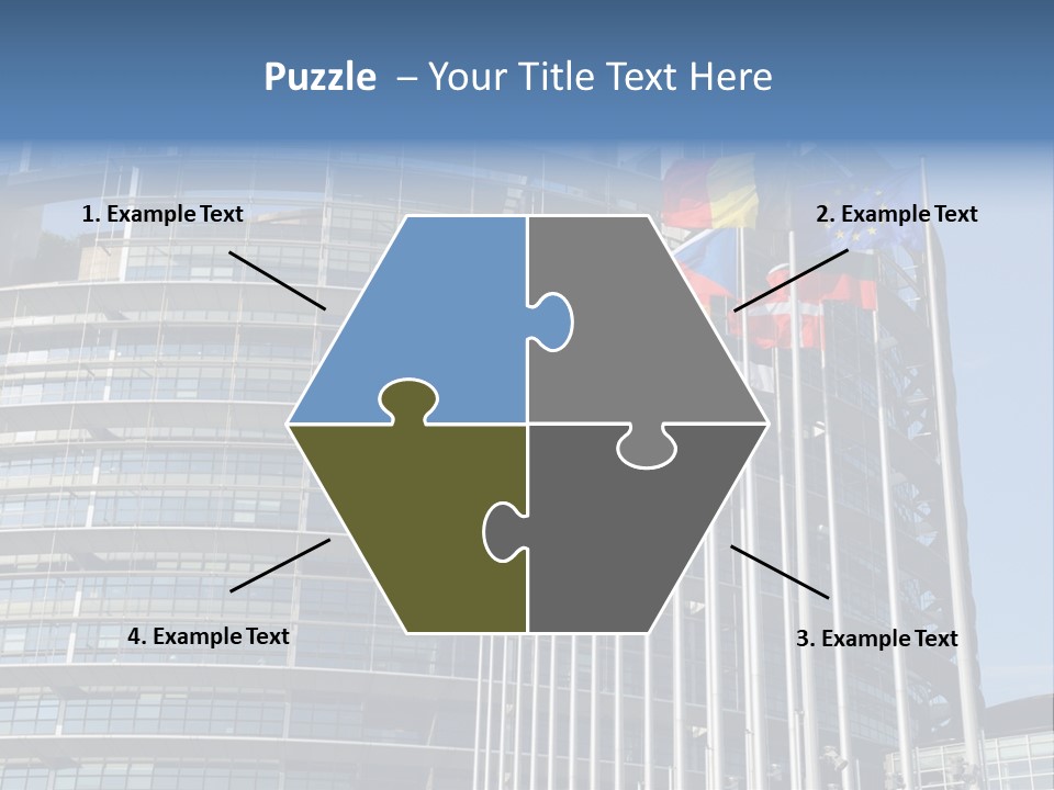 Europarl France Strasbourg PowerPoint Template